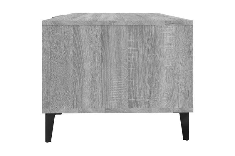 beBasic sofabord 102x50x40 cm konstrueret træ grå sonoma-eg - GrÃ¥ - Lampebord - Bakkebord & små borde