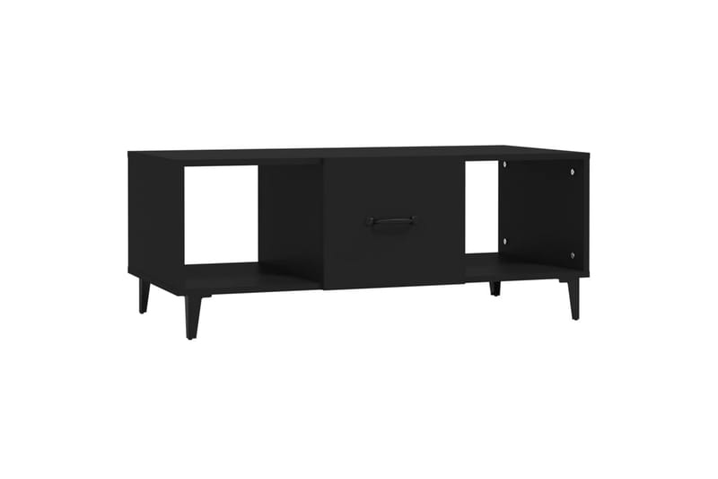 beBasic sofabord 102x50x40 cm konstrueret træ sort - Sort - Møbler - Borde - Aflastningsbord - Lampebord