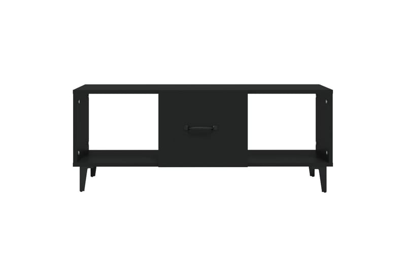 beBasic sofabord 102x50x40 cm konstrueret træ sort - Sort - Møbler - Borde - Aflastningsbord - Lampebord