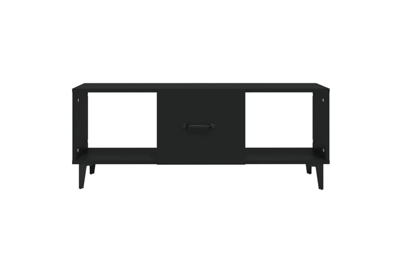 beBasic sofabord 102x50x40 cm konstrueret træ sort - Sort - Lampebord - Bakkebord & små borde