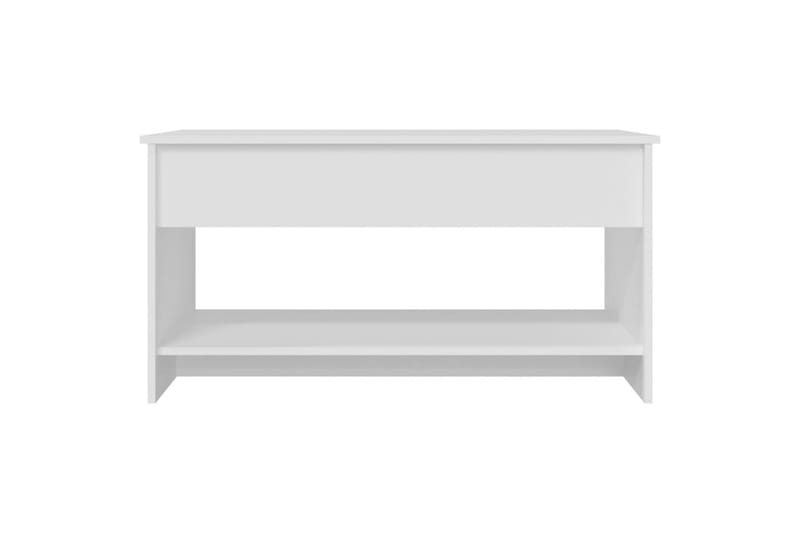 beBasic sofabord 102x50x52,5 cm konstrueret træ hvid - Hvid - Lampebord - Bakkebord & små borde
