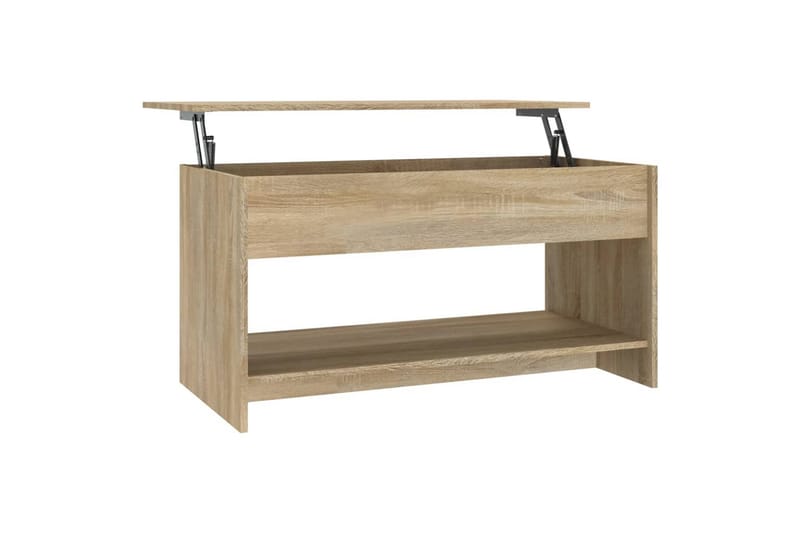 beBasic sofabord 102x50x52,5 cm konstrueret træ sonoma-eg - Brun - Lampebord - Bakkebord & små borde