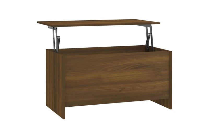 beBasic sofabord 102x55,5x52,5 cm konstrueret træ brun egetræsfarve - Brun - Møbler - Borde - Aflastningsbord - Lampebord