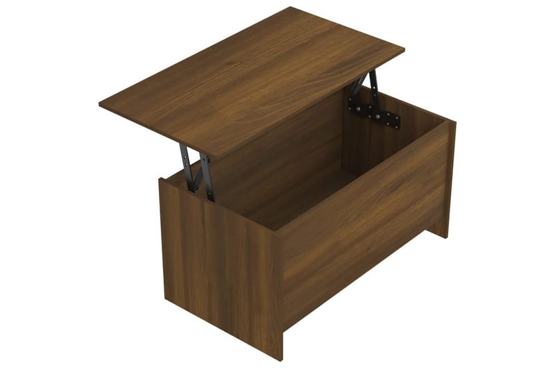 beBasic sofabord 102x55,5x52,5 cm konstrueret træ brun egetræsfarve - Brun - Møbler - Borde - Aflastningsbord - Lampebord
