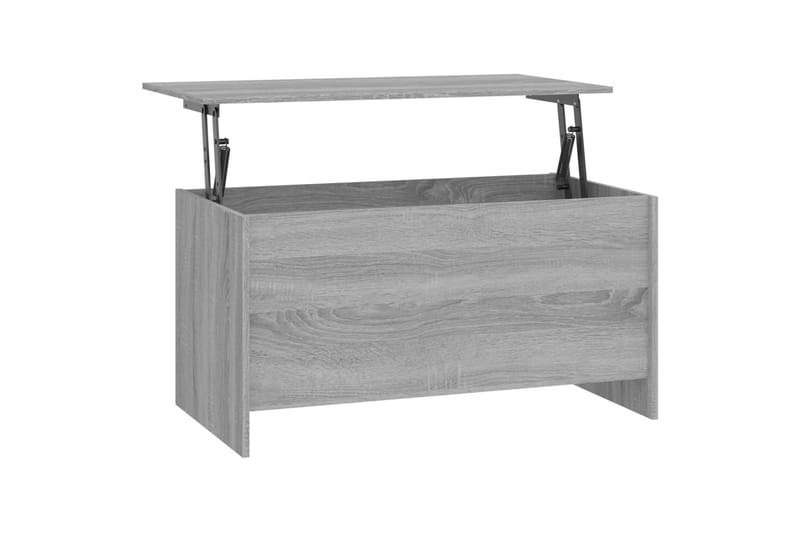 beBasic sofabord 102x55,5x52,5 cm konstrueret træ grå sonoma-eg - GrÃ¥ - Møbler - Borde - Aflastningsbord - Lampebord