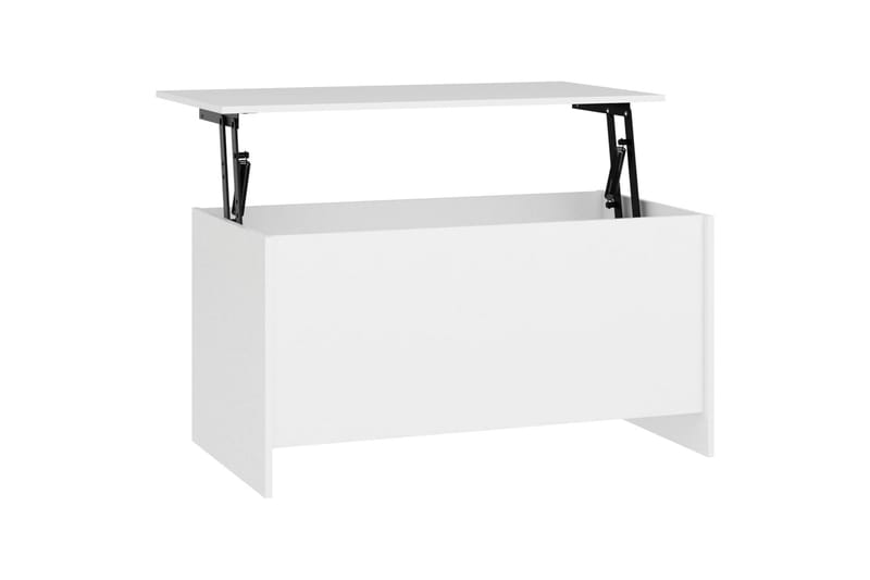 beBasic sofabord 102x55,5x52,5 cm konstrueret træ hvid - Hvid - Møbler - Borde - Aflastningsbord - Lampebord