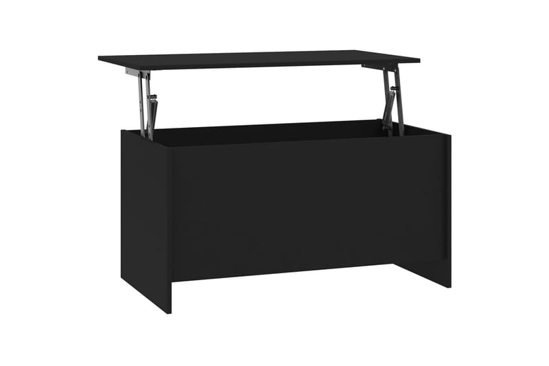 beBasic sofabord 102x55,5x52,5 cm konstrueret træ sort - Sort - Møbler - Borde - Aflastningsbord - Lampebord