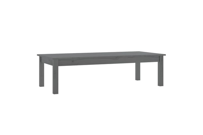 beBasic sofabord 110x50x30 cm massivt fyrretræ grå - GrÃ¥ - Møbler - Borde - Aflastningsbord - Lampebord