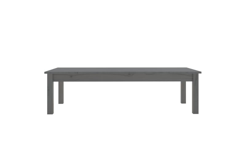 beBasic sofabord 110x50x30 cm massivt fyrretræ grå - GrÃ¥ - Møbler - Borde - Aflastningsbord - Lampebord