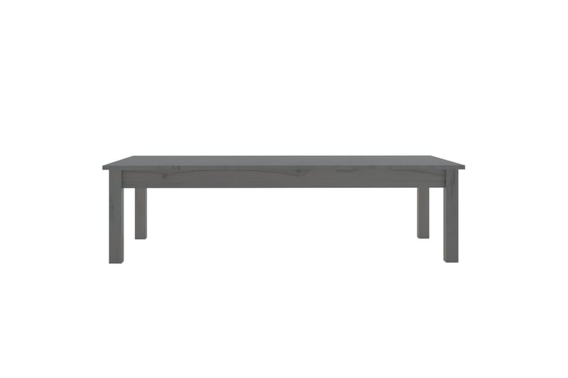 beBasic sofabord 110x50x30 cm massivt fyrretræ grå - GrÃ¥ - Lampebord - Bakkebord & små borde