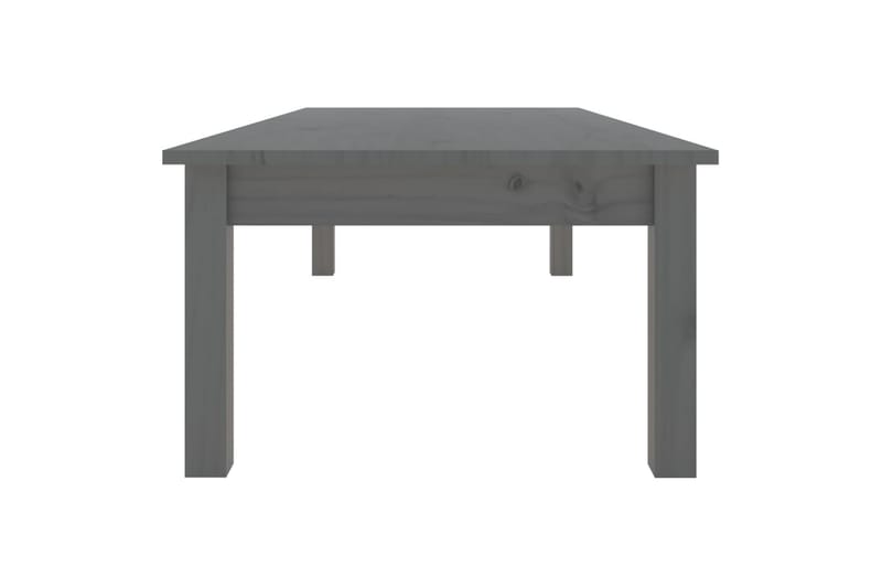 beBasic sofabord 110x50x30 cm massivt fyrretræ grå - GrÃ¥ - Møbler - Borde - Aflastningsbord - Lampebord