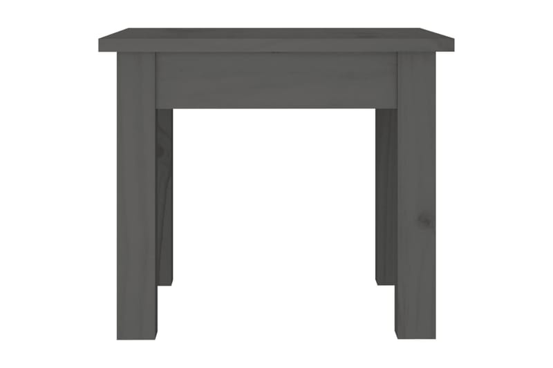 beBasic sofabord 35x35x30 cm massivt fyrretræ grå - GrÃ¥ - Møbler - Borde - Aflastningsbord - Lampebord