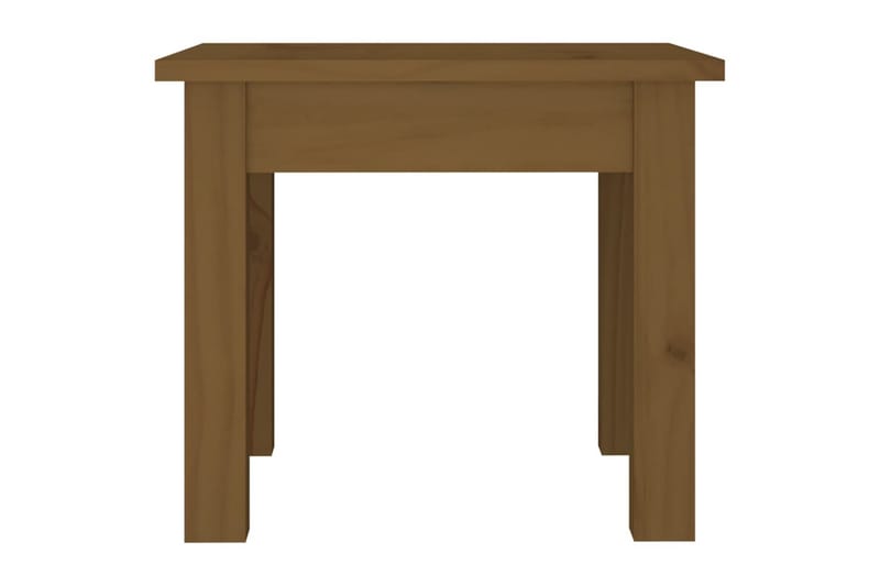 beBasic sofabord 35x35x30 cm massivt fyrretræ gyldenbrun - Brun - Møbler - Borde - Aflastningsbord - Lampebord