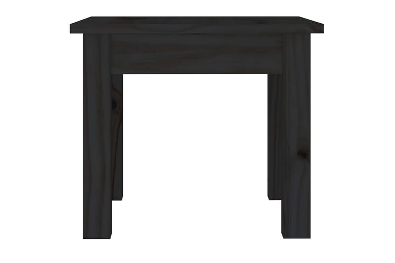 beBasic sofabord 35x35x30 cm massivt fyrretræ sort - Sort - Lampebord - Bakkebord & små borde