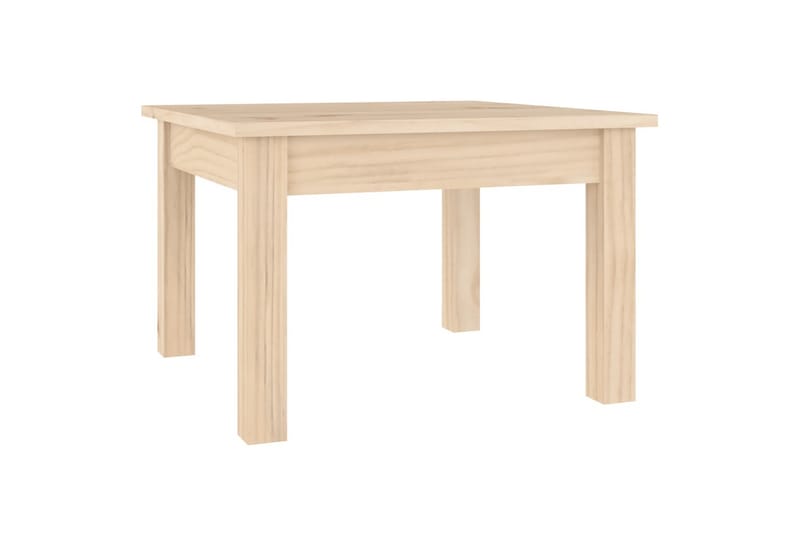 beBasic sofabord 45x45x30 cm massivt fyrretræ - Brun - Møbler - Borde - Aflastningsbord - Lampebord