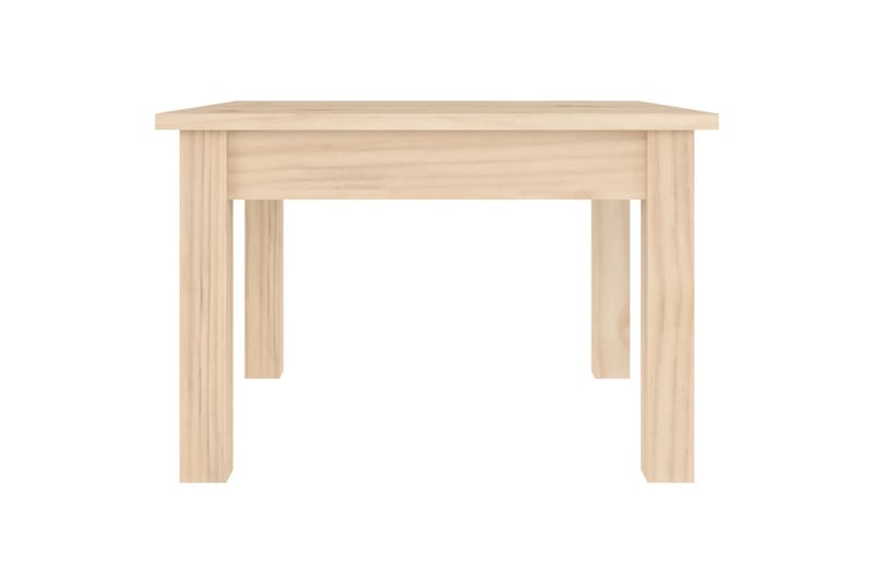 beBasic sofabord 45x45x30 cm massivt fyrretræ - Brun - Møbler - Borde - Aflastningsbord - Lampebord
