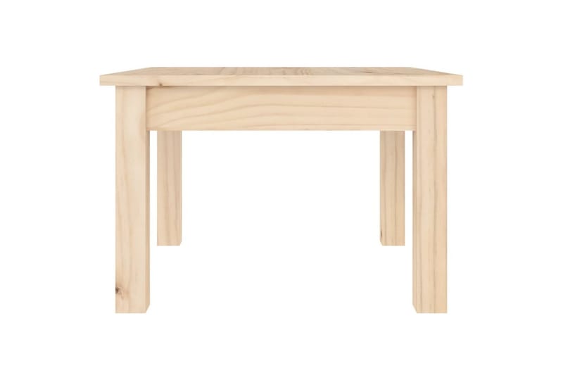 beBasic sofabord 45x45x30 cm massivt fyrretræ - Brun - Møbler - Borde - Aflastningsbord - Lampebord