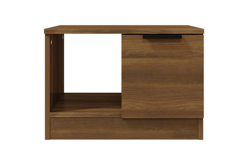 beBasic sofabord 50x50x36 cm konstrueret træ brun egetræ - Brun - Møbler - Borde - Aflastningsbord - Lampebord