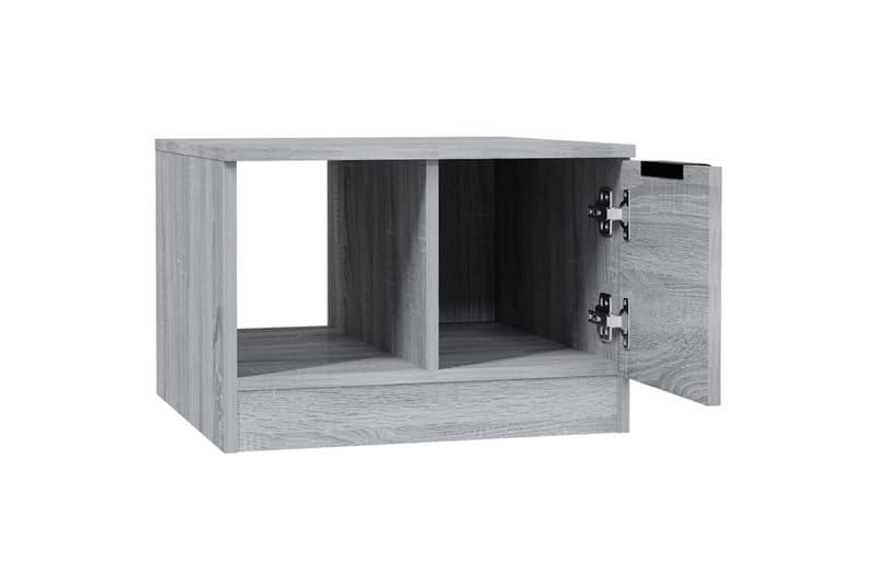 beBasic sofabord 50x50x36 cm konstrueret træ grå sonoma-eg - GrÃ¥ - Møbler - Borde - Aflastningsbord - Lampebord