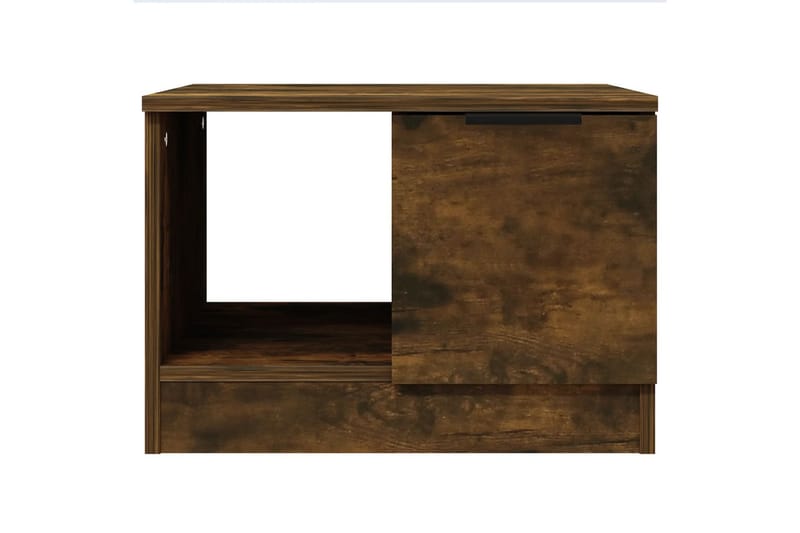 beBasic sofabord 50x50x36 cm konstrueret træ røget egetræsfarve - Brun - Lampebord - Bakkebord & små borde