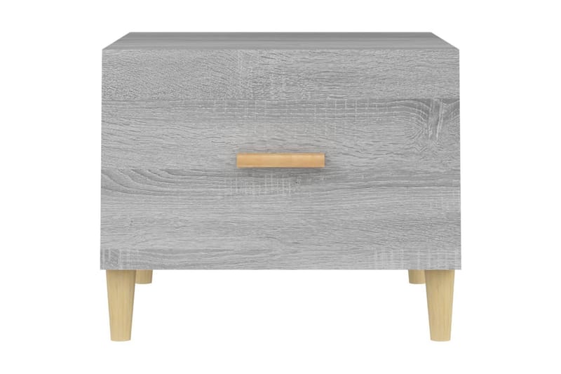 beBasic sofabord 50x50x40 cm konstrueret træ grå sonoma-eg - GrÃ¥ - Møbler - Borde - Aflastningsbord - Lampebord