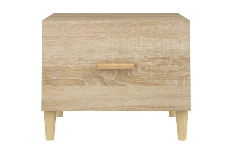 beBasic sofabord 50x50x40 cm konstrueret træ sonoma-eg - Brun - Lampebord - Bakkebord & små borde