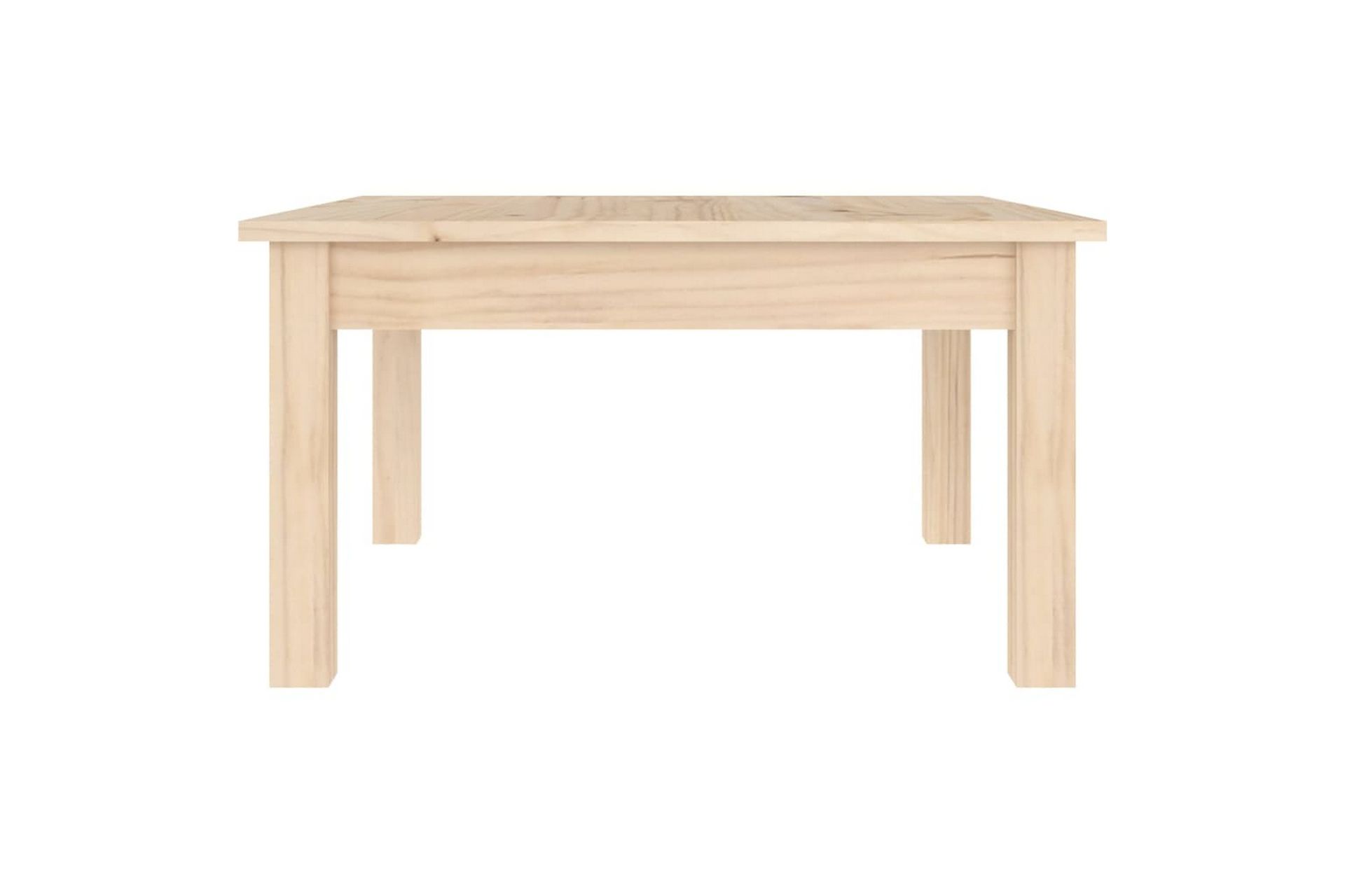 beBasic sofabord 55x55x30 cm massivt fyrretræ - Brun - Møbler - Borde - Aflastningsbord - Lampebord