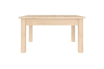 beBasic sofabord 55x55x30 cm massivt fyrretræ - Brun - Møbler - Borde - Aflastningsbord - Lampebord