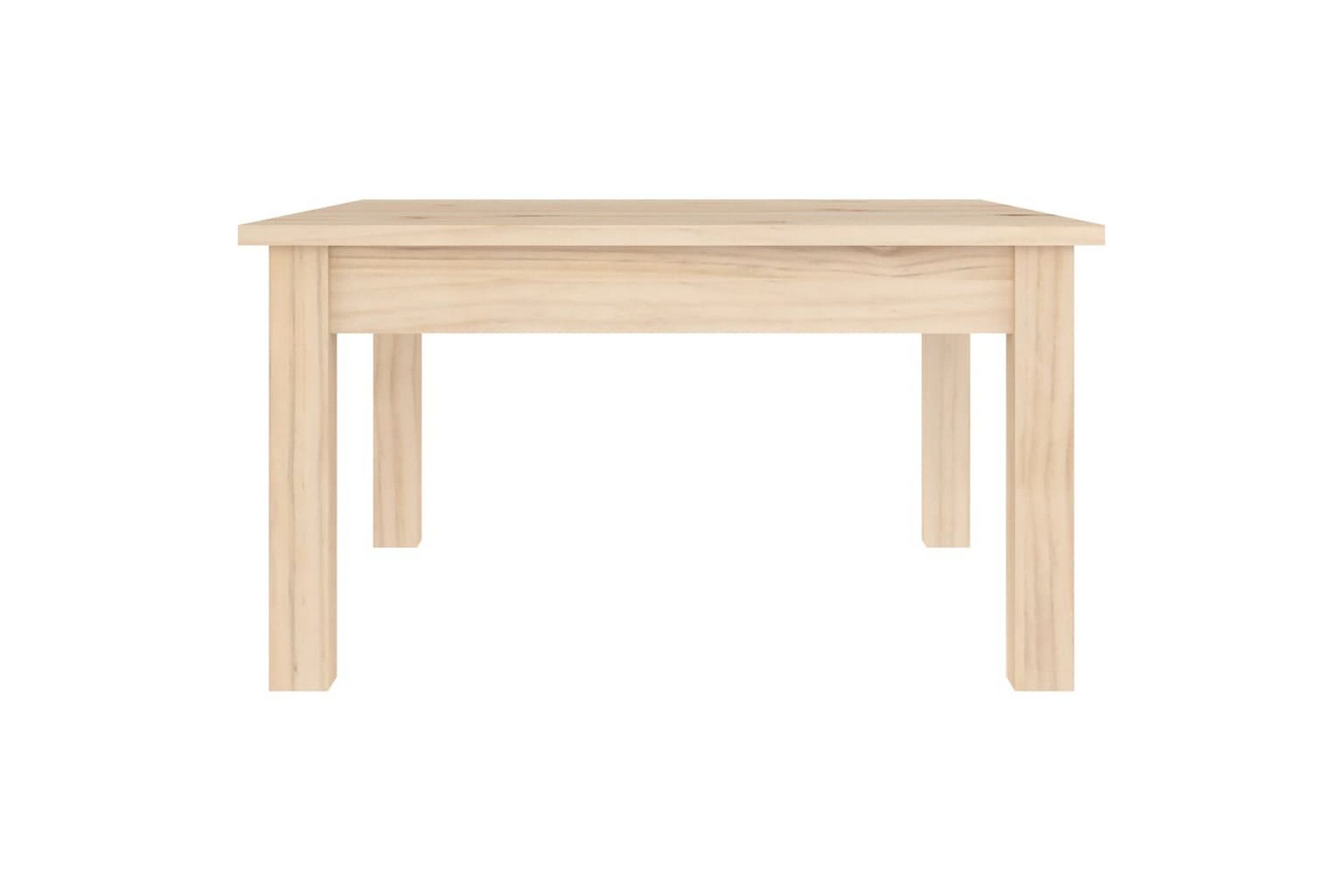 beBasic sofabord 55x55x30 cm massivt fyrretræ - Brun - Møbler - Borde - Aflastningsbord - Lampebord