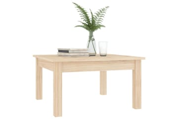 beBasic sofabord 55x55x30 cm massivt fyrretræ - Brun - Møbler - Borde - Aflastningsbord - Lampebord