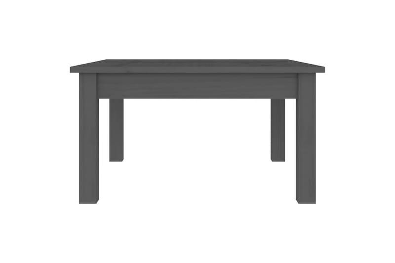 beBasic sofabord 55x55x30 cm massivt fyrretræ grå - GrÃ¥ - Møbler - Borde - Aflastningsbord - Lampebord