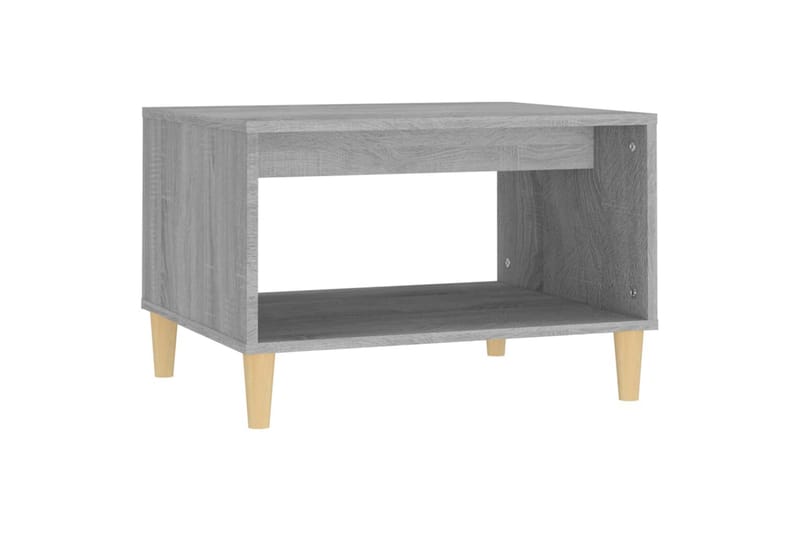 beBasic sofabord 60x40x50 cm konstrueret træ grå sonoma-eg - GrÃ¥ - Møbler - Borde - Aflastningsbord - Lampebord