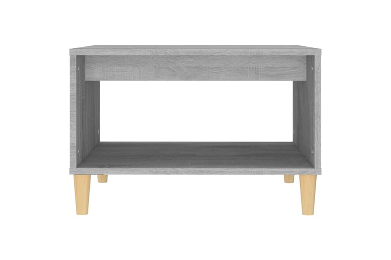beBasic sofabord 60x40x50 cm konstrueret træ grå sonoma-eg - GrÃ¥ - Møbler - Borde - Aflastningsbord - Lampebord