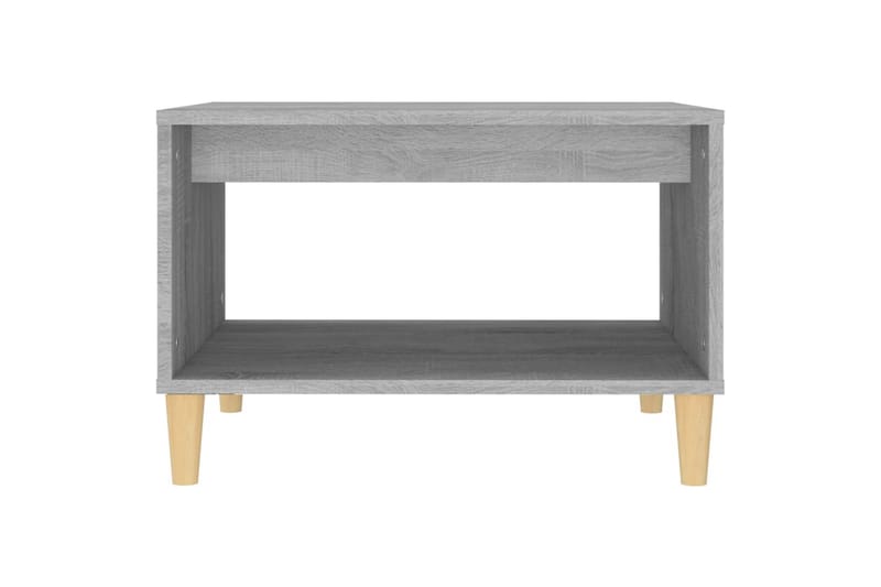 beBasic sofabord 60x40x50 cm konstrueret træ grå sonoma-eg - GrÃ¥ - Lampebord - Bakkebord & små borde