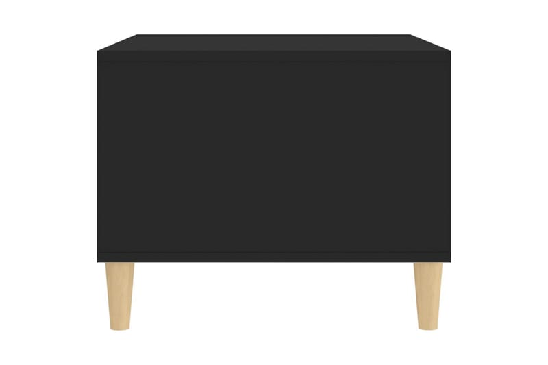 beBasic sofabord 60x40x50 cm konstrueret træ sort - Sort - Møbler - Borde - Aflastningsbord - Lampebord