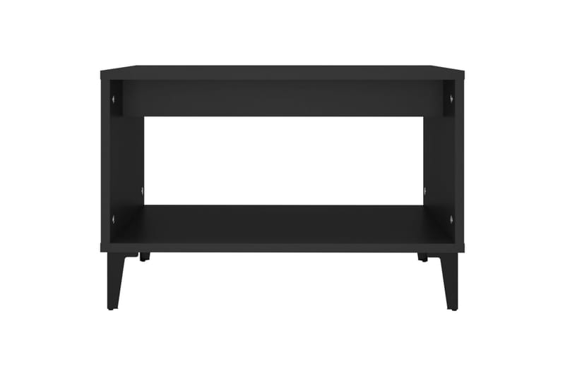 beBasic sofabord 60x50x40 cm konstrueret træ sort - Sort - Lampebord - Bakkebord & små borde