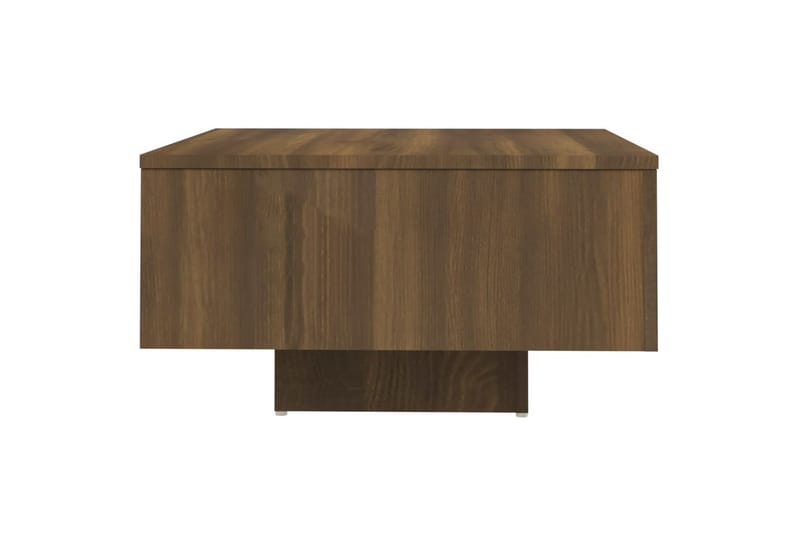 beBasic sofabord 60x60x31,5 cm konstrueret træ brun egetræsfarve - Brun - Lampebord - Bakkebord & små borde