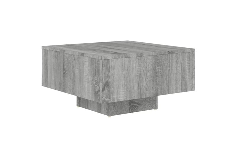 beBasic sofabord 60x60x31,5 cm konstrueret træ grå sonoma-eg - GrÃ¥ - Lampebord - Bakkebord & små borde