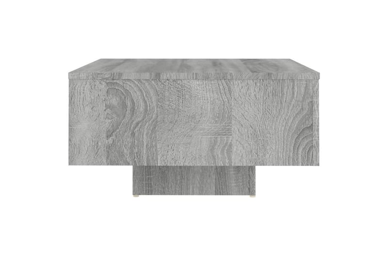 beBasic sofabord 60x60x31,5 cm konstrueret træ grå sonoma-eg - GrÃ¥ - Møbler - Borde - Aflastningsbord - Lampebord