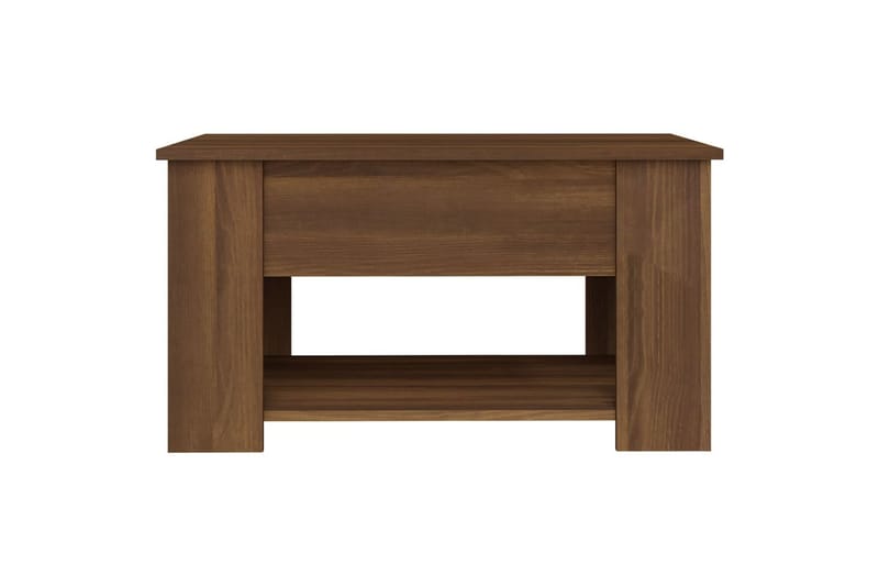 beBasic sofabord 79x49x41 cm konstrueret træ brun egetræsfarve - Brun - Lampebord - Bakkebord & små borde