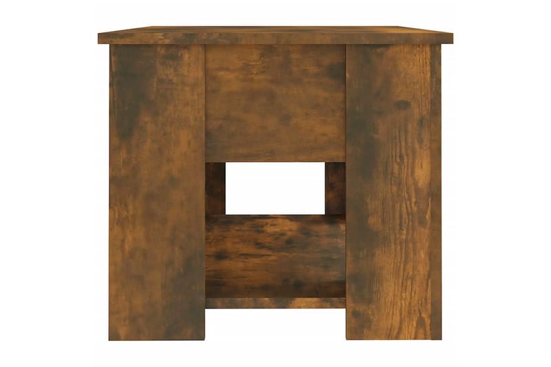 beBasic sofabord 79x49x41 cm konstrueret træ røget egetræ - Brun - Lampebord - Bakkebord & små borde