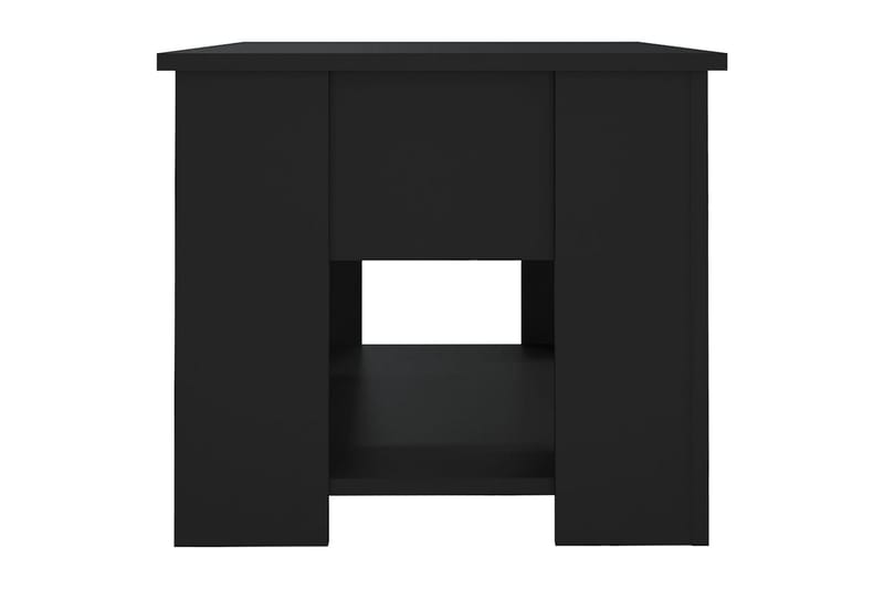beBasic sofabord 79x49x41 cm konstrueret træ sort - Sort - Lampebord - Bakkebord & små borde