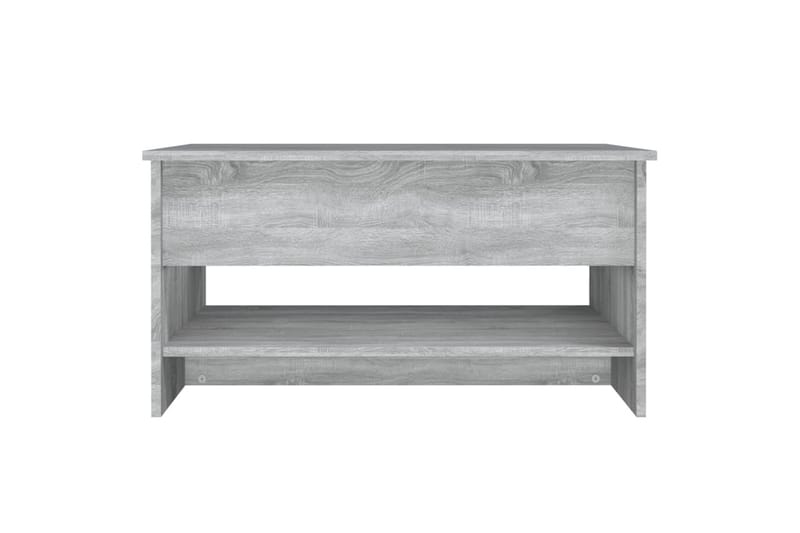 beBasic sofabord 80x50x40 cm konstrueret træ grå sonoma-eg - GrÃ¥ - Møbler - Borde - Aflastningsbord - Lampebord