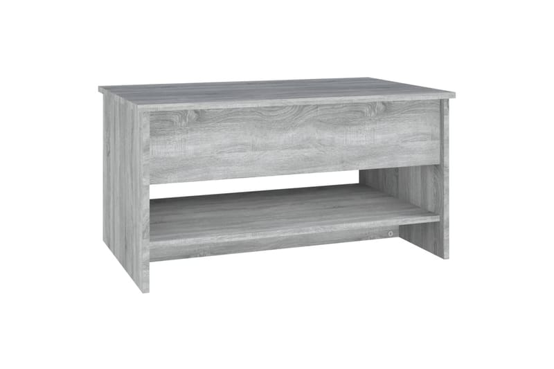 beBasic sofabord 80x50x40 cm konstrueret træ grå sonoma-eg - GrÃ¥ - Møbler - Borde - Aflastningsbord - Lampebord