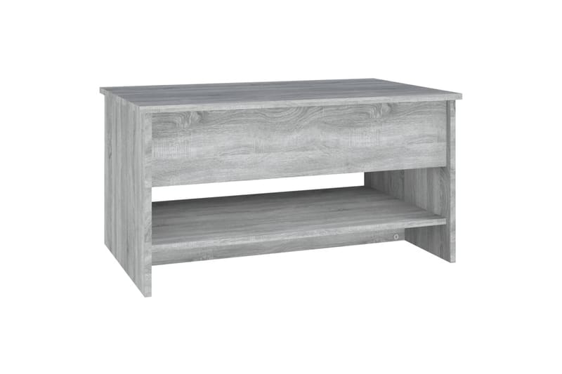 beBasic sofabord 80x50x40 cm konstrueret træ grå sonoma-eg - GrÃ¥ - Lampebord - Bakkebord & små borde