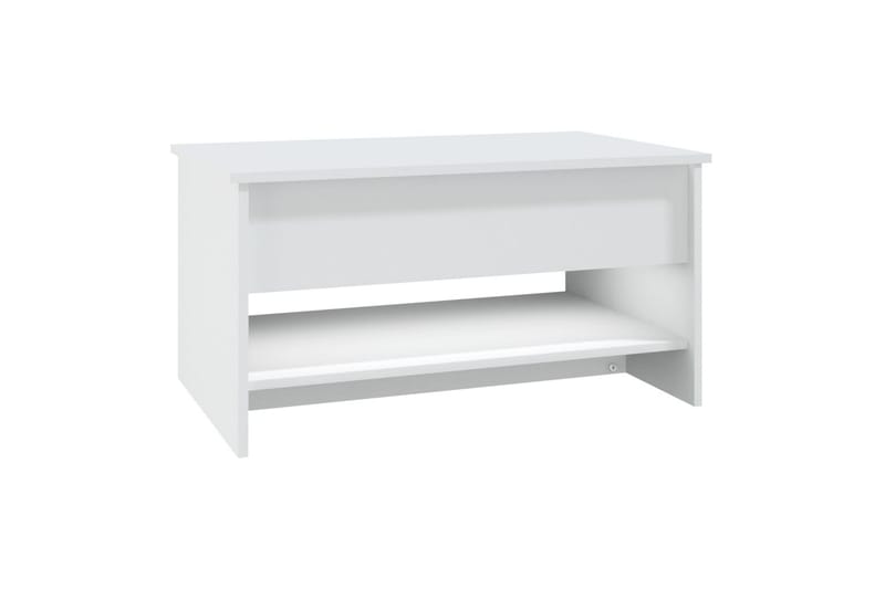 beBasic sofabord 80x50x40 cm konstrueret træ hvid - Hvid - Lampebord - Bakkebord & små borde