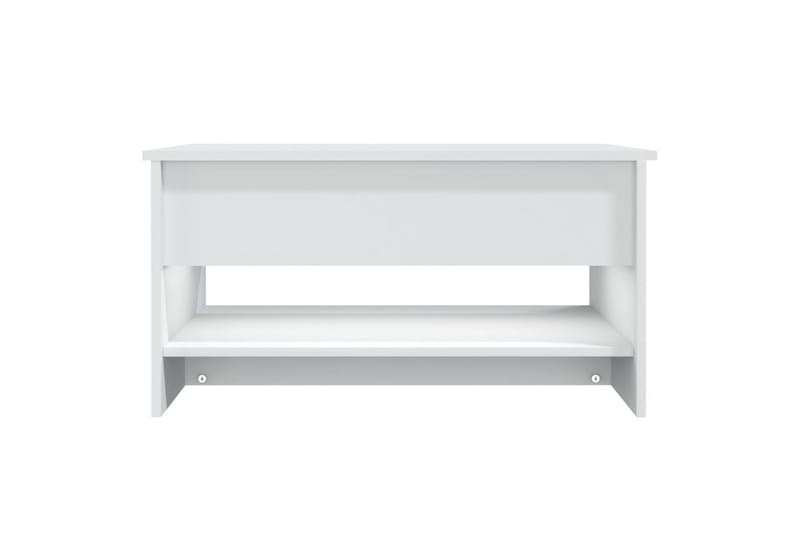 beBasic sofabord 80x50x40 cm konstrueret træ hvid - Hvid - Lampebord - Bakkebord & små borde