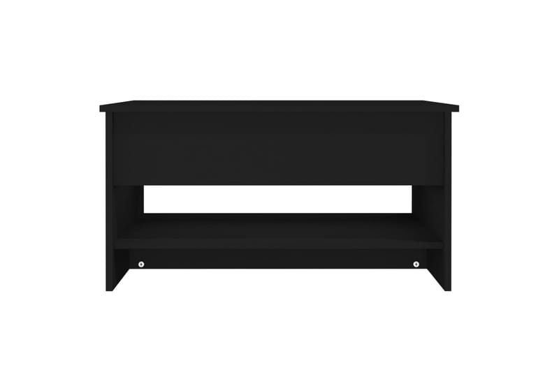 beBasic sofabord 80x50x40 cm konstrueret træ sort - Sort - Møbler - Borde - Aflastningsbord - Lampebord