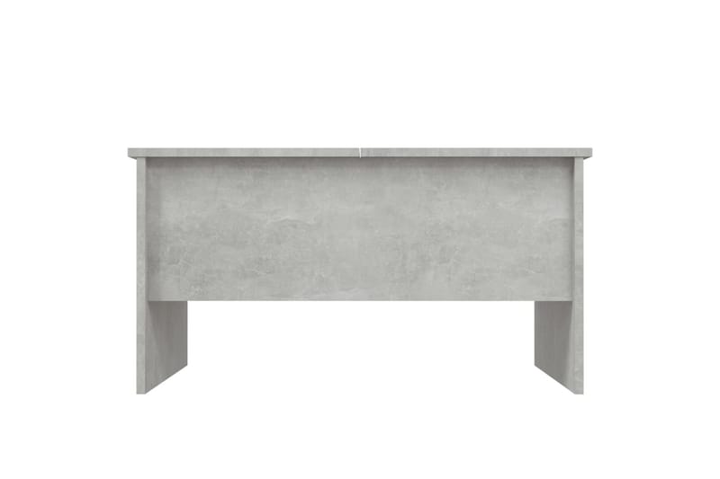 beBasic sofabord 80x50x42,5 cm konstrueret træ betongrå - GrÃ¥ - Lampebord - Bakkebord & små borde
