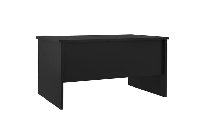 beBasic sofabord 80x50x42,5 cm konstrueret træ sort - Sort - Lampebord - Bakkebord & små borde